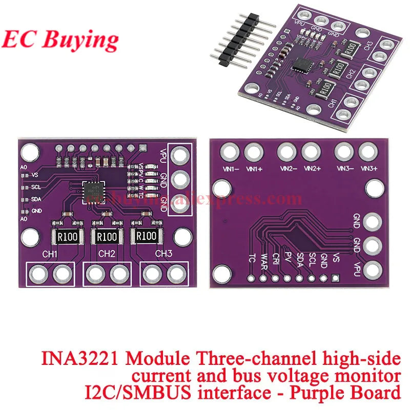 5Pcs/1pc GY-219 INA219 INA169 MAX471 INA226 INA231 INA3221 INA240 MAX4080 Current Sensor Module Power Breakout I2C For Arduino