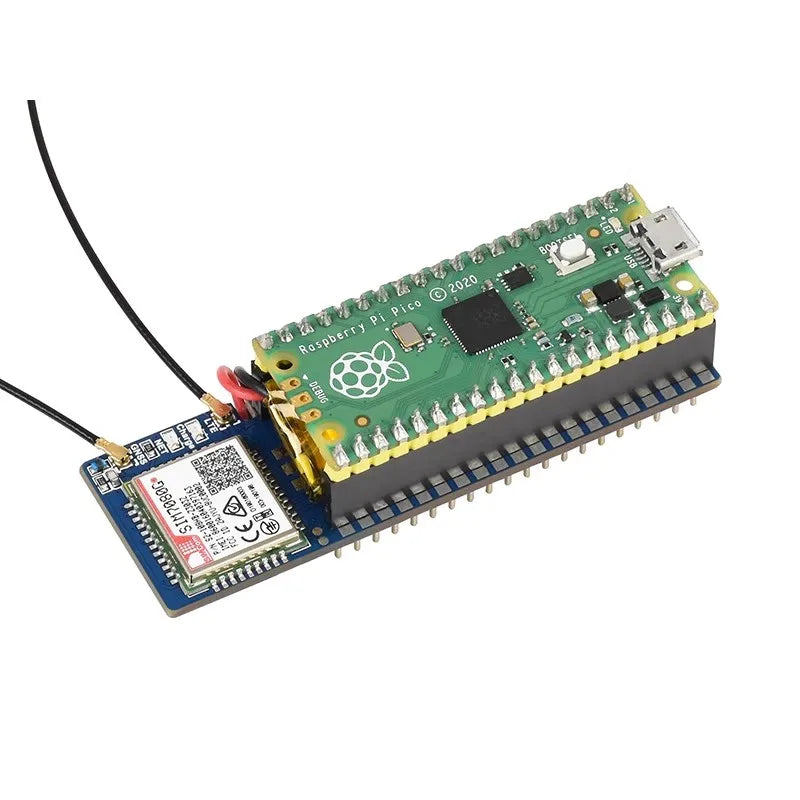 Waveshare SIM7080G NB-IoT / Cat-M(EMTC) / GNSS Module For Raspberry Pi Pico, Global Band Support