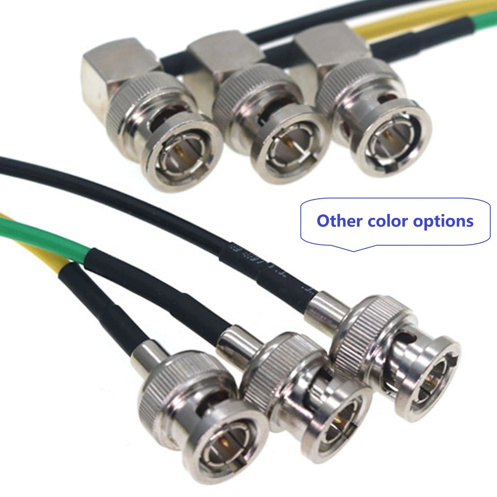 Coaxial BNC To BNC Cable Yellow Green Black 75ohm HD SDI Video Cable Male HD SDI Extension Cable for Monitor Camera SDI