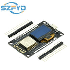 NodeMCU ESP8266 Development Board With 0.96 Inch OLED Display CH340G ESP-12F WiFi Module TYPE-C USB For Arduino