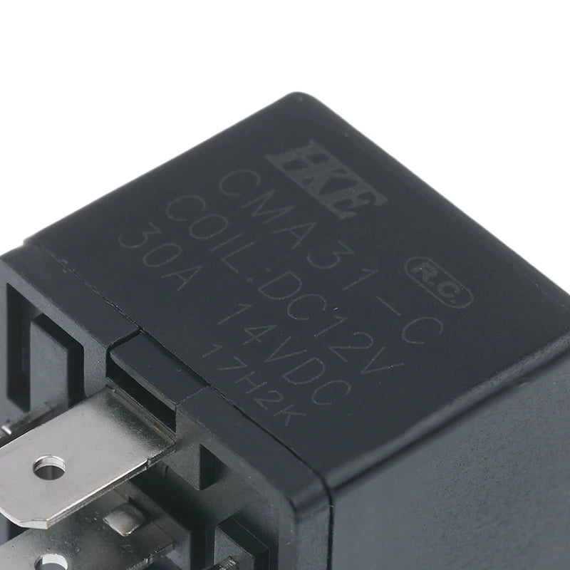 1Pc CMA31-C DC12V Waterproof Automotive Relay 12VDC 5Pin 30A With Backplate HKE Car Relay 12V 5Pin With Relay Socket