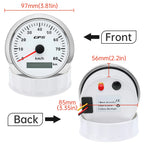 60/120/200KMH 85MM GPS Speedometer Gauge 7 Color Light with GPS Antenna Waterproof Motorcycle Boat Car Truck Speed Gauge Meter