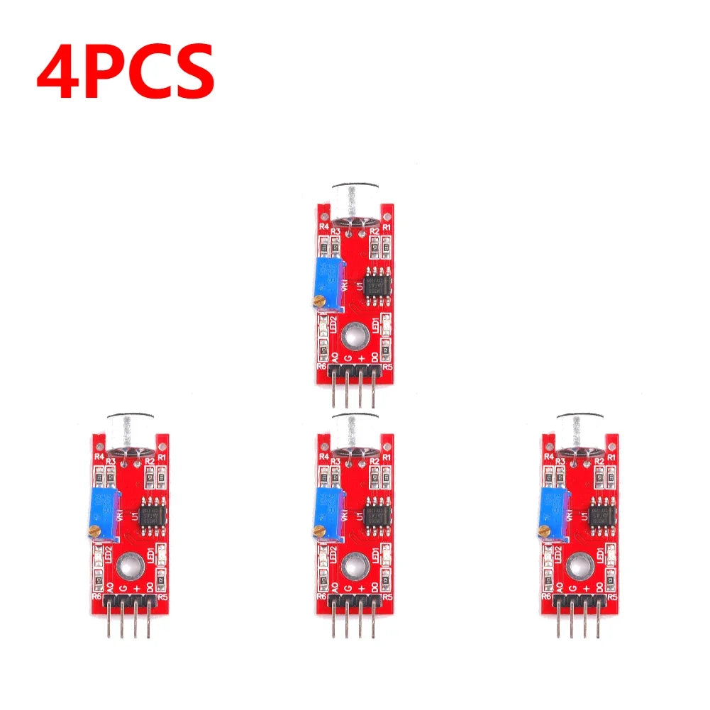 1-10PCS KY-037 High Sensitivity Sound Detection Module DC 4-6V LM393 Microphone Sensor Detection Module For arduino AVR PIC