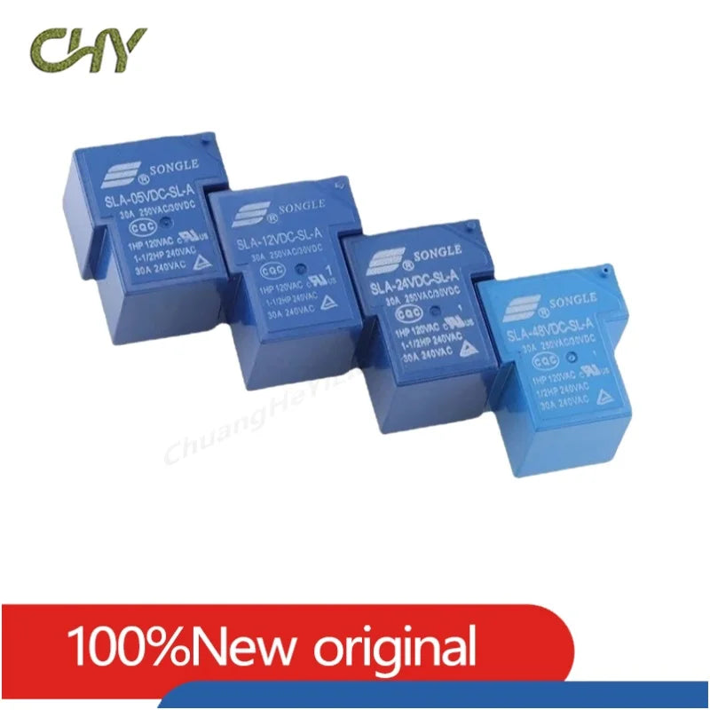10/50Pcs/Lot T90 Songle relay SLA-05 09 12V 24VDC 48VC-SL-A-C 4/5/6 Pin 30A 250VAC/30VDC