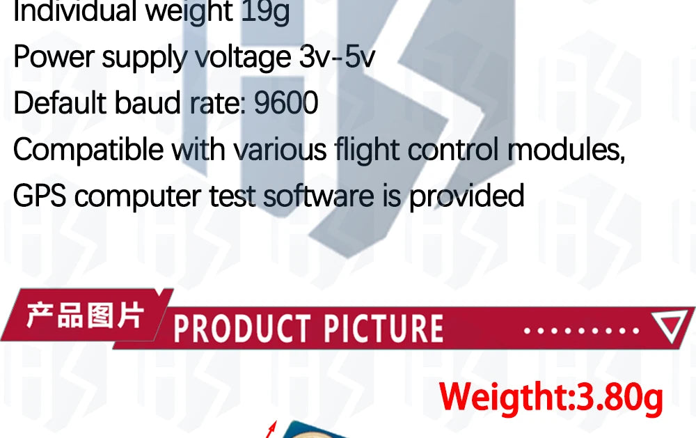 NEO-M8N/NEO-6M GPS Module (GY-GPSV3): Compatible with APM 1.65/2.56, Pixhawk V2.4.5 & MWC Controllers – 3.6V Operating Voltage