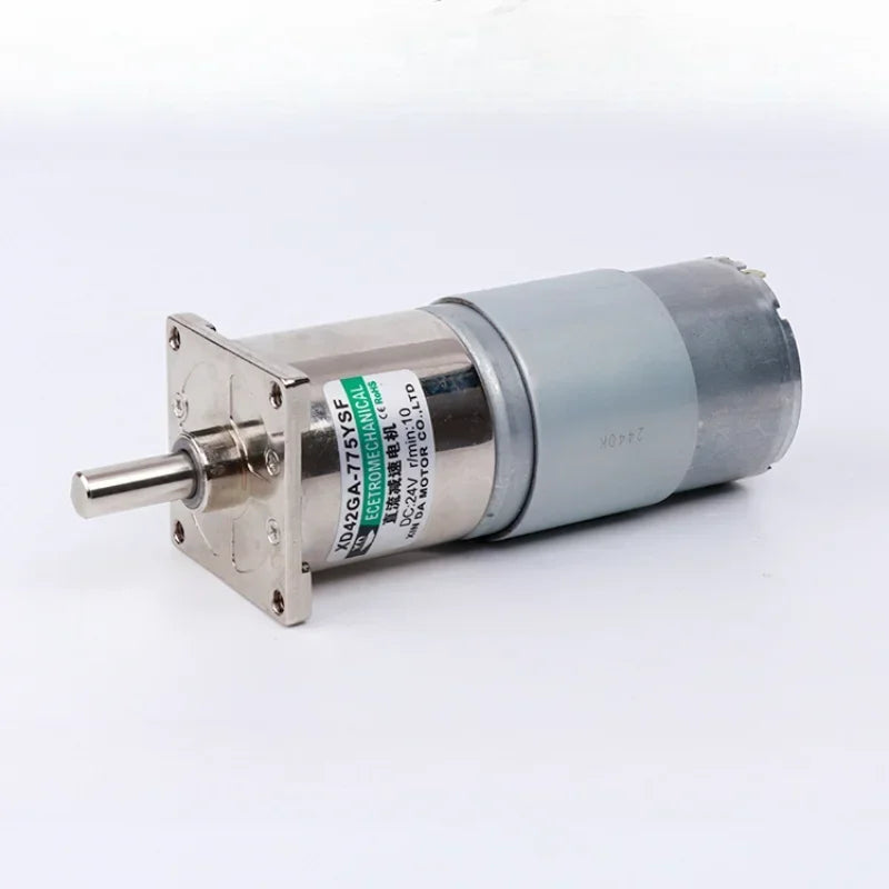 12V 24V Dc Gear Motor 25W 42GA775 Gear Reducer Motor High Torque Low Speed Micro Adjustable Speed 775 DC Motor