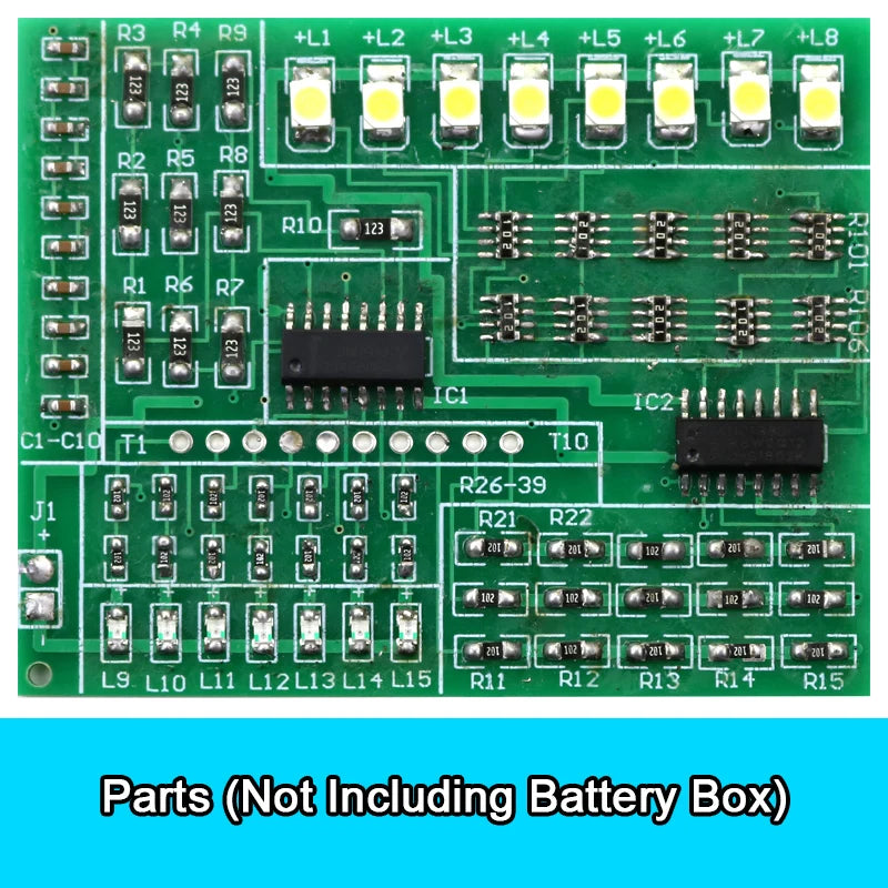 Soldering Practice Board SMD Circuit Board LED Electronic SMT Component DIY PCB Kit Project Tools Practice Soldering Skills