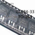 10PCS/LOT G1084-33  AP1084-3 1084-33 G1084-33TU3UF TO-263  3.3V/5A Low Dropout Linear Regulator New original  In Stock