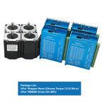 1/2/3/4/5 Axis Kit Nema23 Closed Loop Stepper Motor 1.2Nm/2Nm/3 Nm DC Hybird Servo With Encoder Motor Drive Kit  For CNC