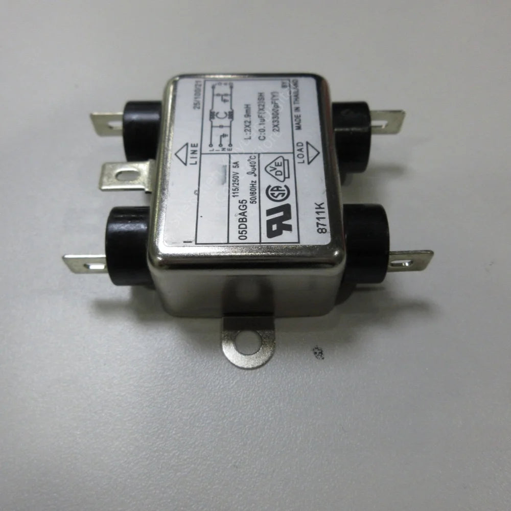 05DBAG5 2.9mH 50Hz/60Hz 5A 115/250VAC power line filter