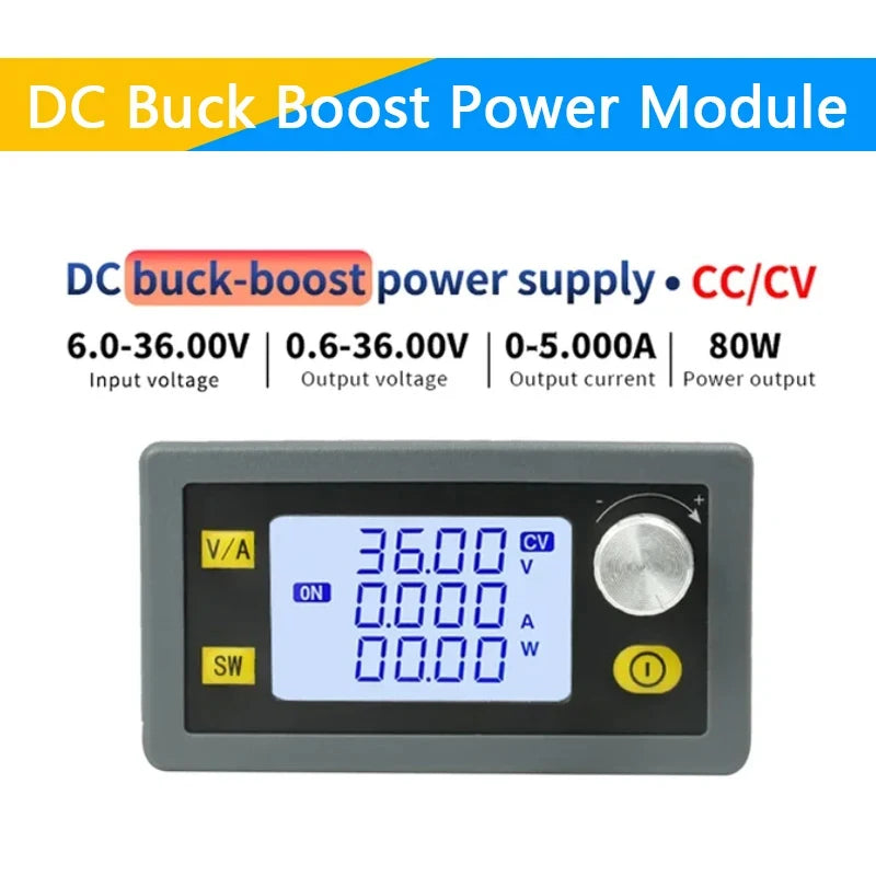 DC DC Buck Boost Converter 5.0~30V To 0.6~30V Adjustable Regulated Laboratory Power Supply CC CV 0~4.0A 6V 12V 24V Power Module
