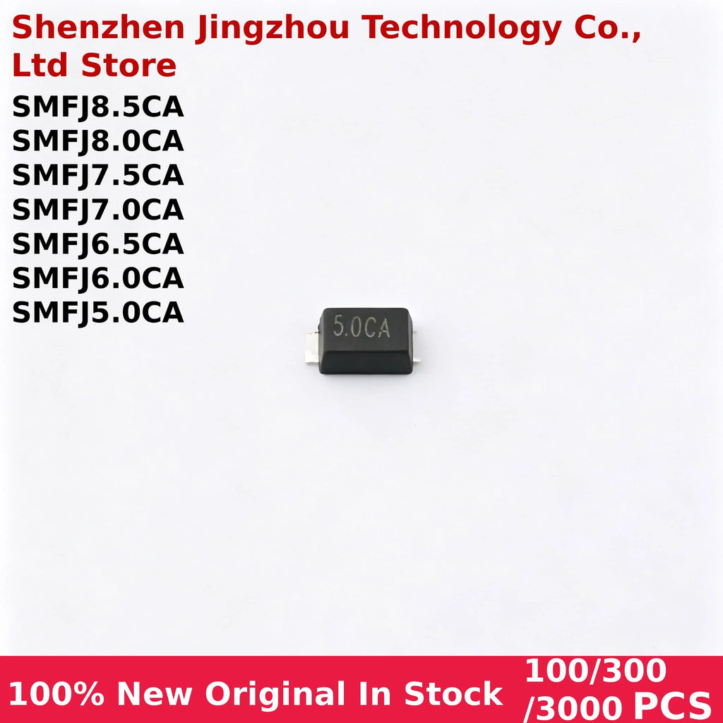 SMFJ5.0CA / 6.0CA / 6.5CA / 7.0CA / 7.5CA / 8.0CA / 8.5CA SOD-123 / In-stock Bidirectional SMD TVS Transient Suppression Diode