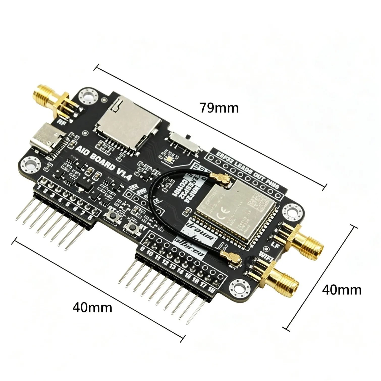 Flipper Zero 3-in-1 Expansion Board Wifi Nrf24 Esp32 Cc1101 Development Module