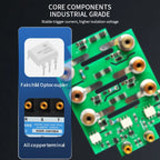 KANE DC-AC 3-Phase Solid State Relay 3-SSR 10A-200A KSSR 3~32VDC-24~480VAC Control 40AA 40DA KSSR Epoxied Protection