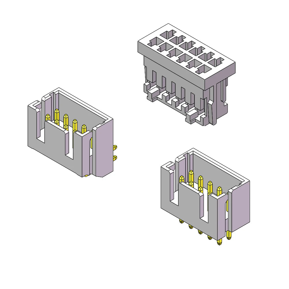 10Sets XHD2.54mm Connector Double Row 4P 6P 8P 10P 12P 16P 20P Replace HRS DF1B Straight/Right Angle Pin Socket+Housing+Terminal