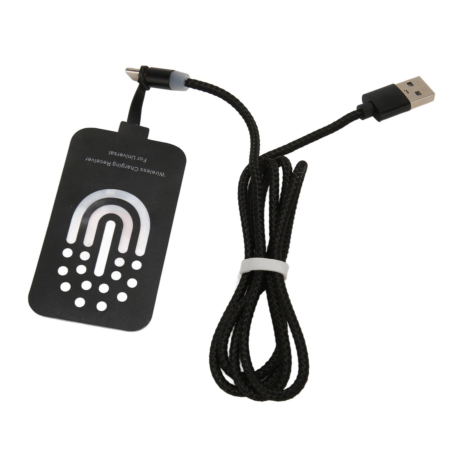 Protable Thin Wireless Charging Receiver Type C Magnetic Suction Dual Purpose Wireless Charging Receiver Wireless Charging Patch