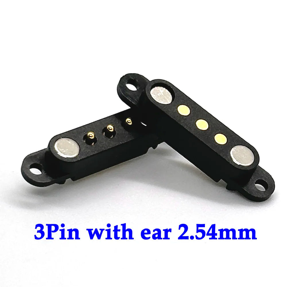 2P 3P 4P 5P 7P 8Pin DC Magnetic Pogo Pin Connector Pogopin Male Female 2A Waterproof High Current Spring Loaded Power Socket