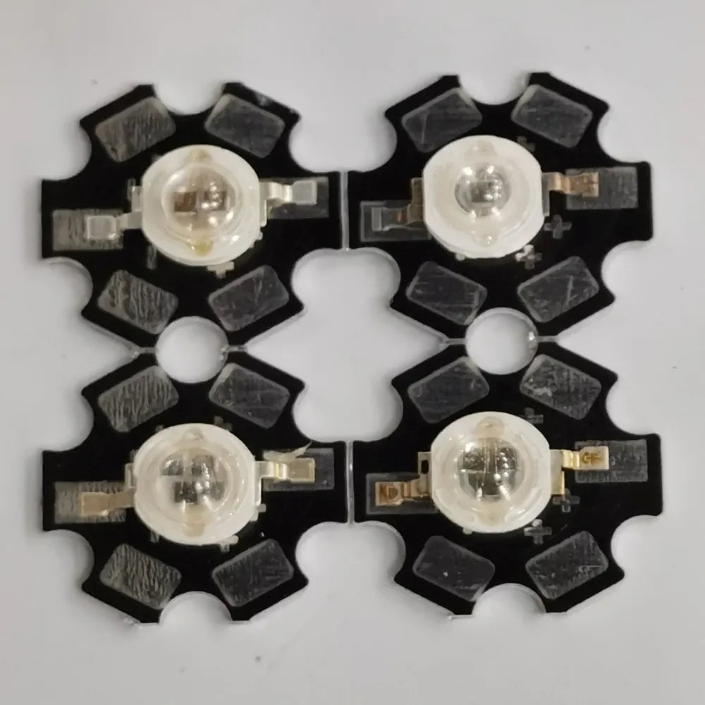 5pcs 1w 3w 5w 940nm 850nm 730nm Infrared IR LED for Night Vision Camera with 20mm Star PCB