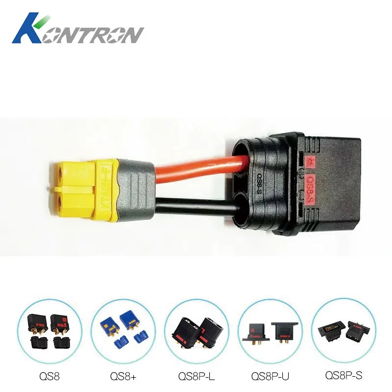 QS8 S To XT60 XT90 EC5 EC8 Anti Spark Connector Adapter Cable For Drone Electric Vehicle