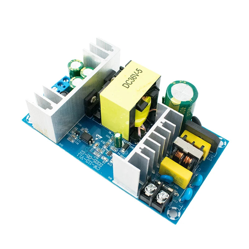 AC 110-220V to DC 36V 5A Switching Power Supply Board 180W Isolated Step Down Power Module 50/60Hz With Aluminum Heat Sink
