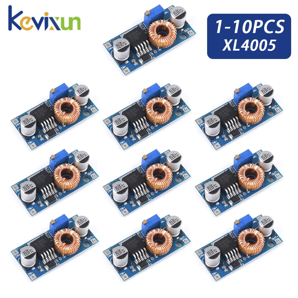 XL4005 DSN5000 Beyond LM2596 DC-DC Max 5A high current adjustable step-down power module High Conversion Efficiency High power