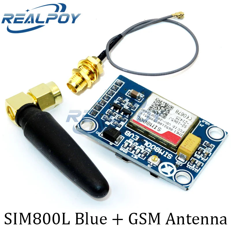 SIM800L V2.0 5V Wireless GSM GPRS MODULE Quad-Band W/ Antenna Cable Cap