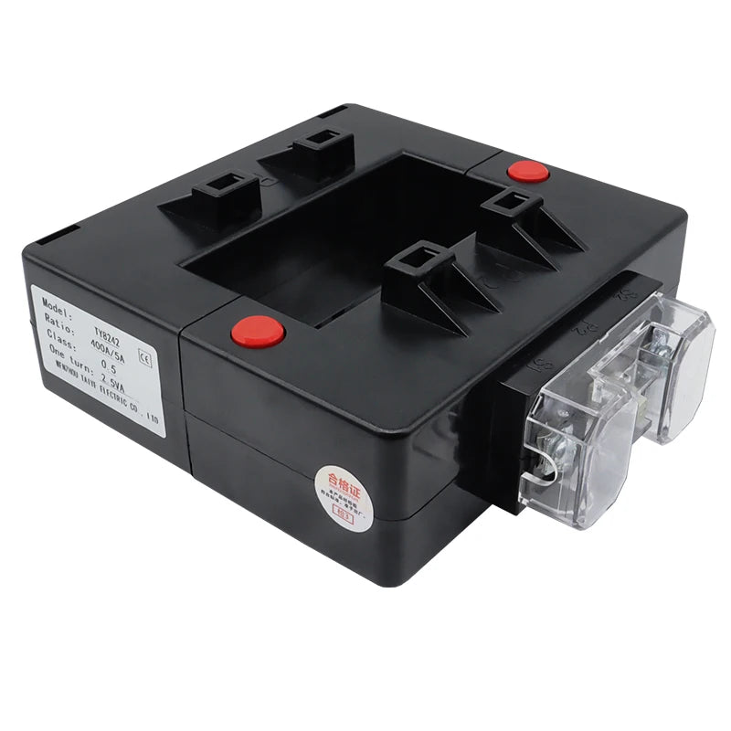 Split Type Current Transformer Button Fixed Square Hole CT 50-60HZ 1000A/5A For Electrical Energy Meter Current Sensor