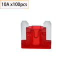 100pcs Auto Car Micro Fuses Blade Type Low Profile Mini Blade Fuse 2A 3A 5A 7.5A 10A 15A 20A 25A 30A 35A 40Amp For Truck Motor