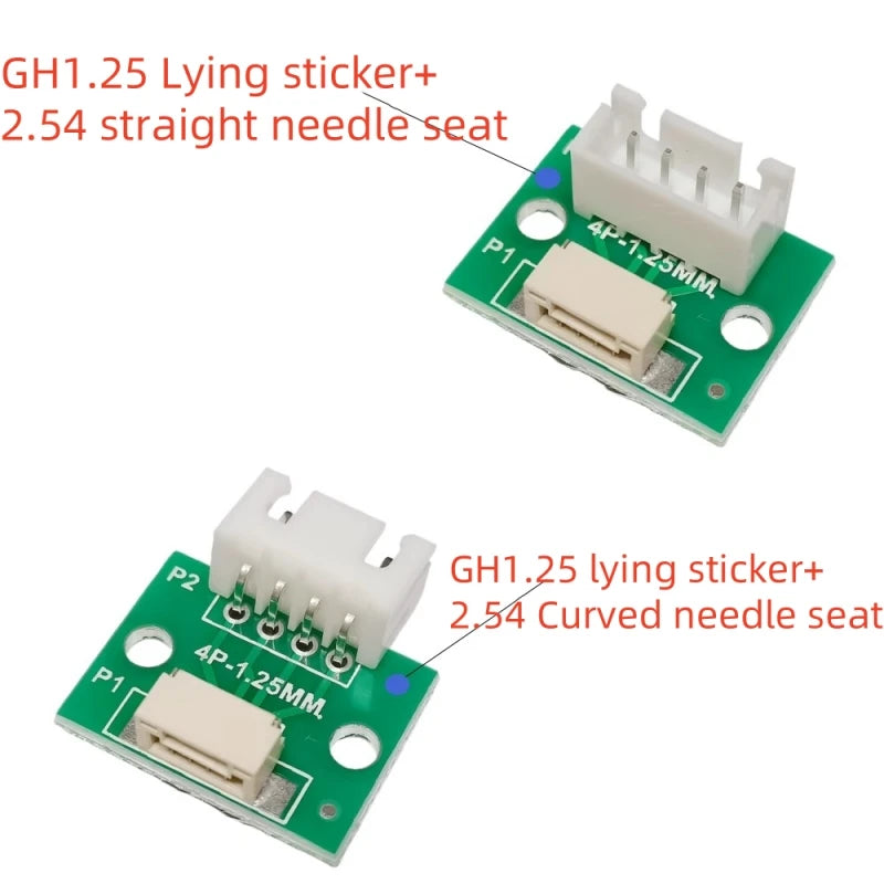 1PCS GH1.25 Adapter Plate 1.25 to 2.54MM Single Row, Welded GH1.25 Buckle Seat 4/6/8/10/12P