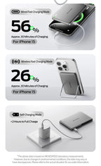 MOVESPEED S05Pro Magnetic Power Bank 5000mAh Wireless External Battery with Stand for MagSafe Powerbank for iPhone 16 15 Samsung