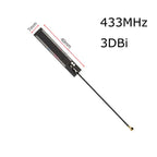1pcs 433MHz Internal Antenna Lora Singal Amplifier Built-in Spring FPC PCB Patch Antenna 8dbi Booster for Wireless Data Module