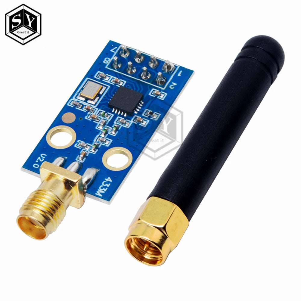CC1101 10mW Wireless Module 433MHZ 868MHZ 300-1000M Long Distance Transmission With SMA Antenna Wireless Transceiver Module