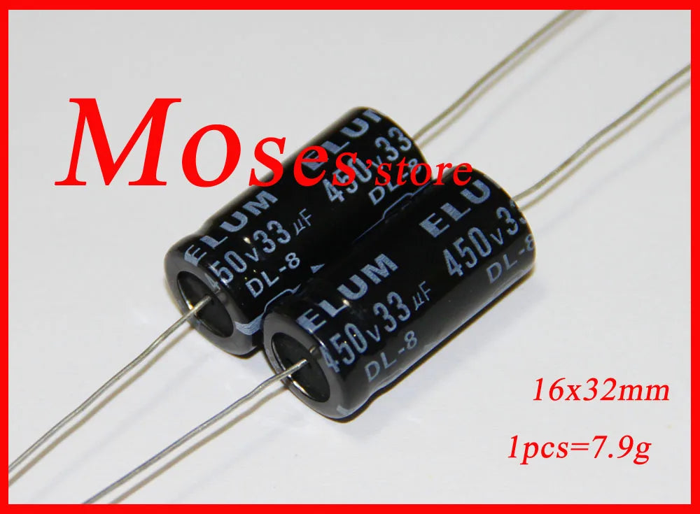 500v 47uf 22uf 16uf 10uf 33uf 40uf 220uf 68uf 100uf 8uf 450v 400v ELUM ELCNK Axial Audio Capacitance Electrolytic Capacitor