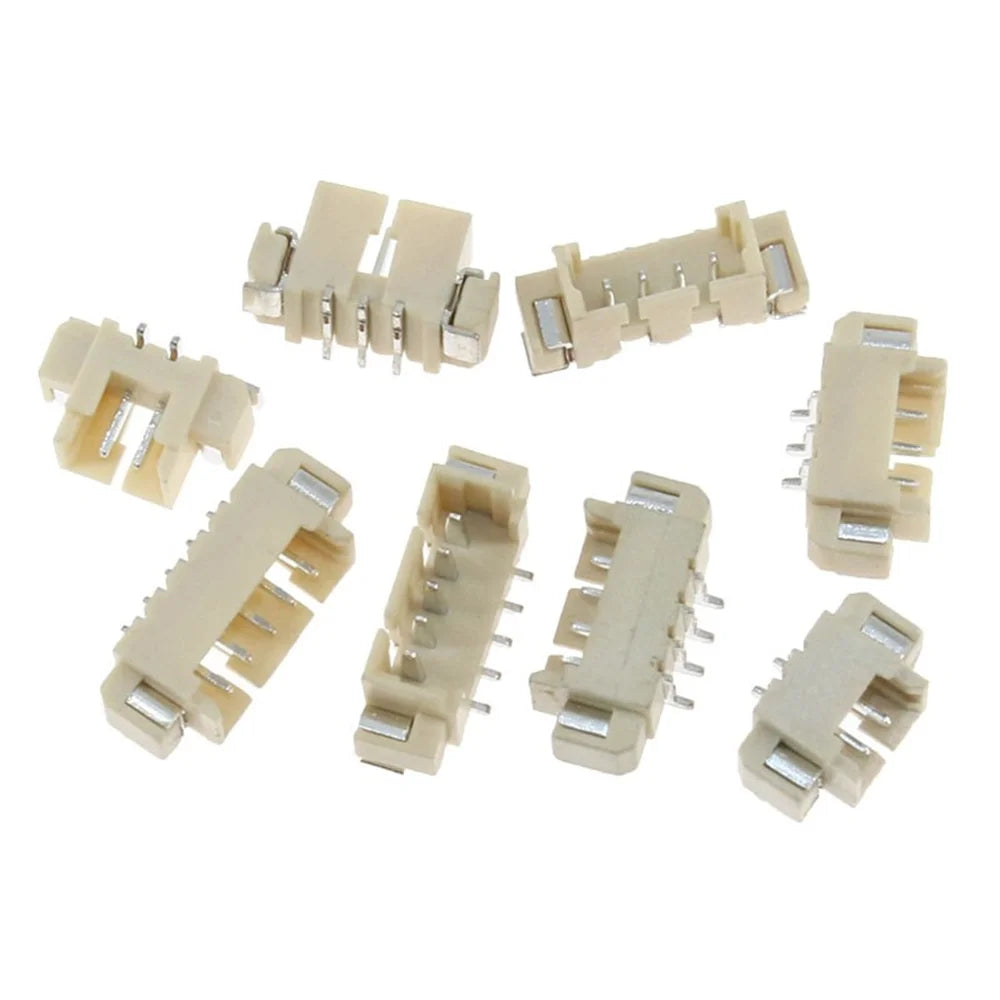 20/50PCS JST1.25 SMD SMT 1.25MM Pitch Male Pin Header Vertical/ Horizontal connector 2P/3P/4P/5P/6P/7P/8P/10P For PCB Board