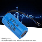 CD60 Run Capacitor with Wire Lead 250V AC 200uF 50/60Hz for Motor Air Compressor