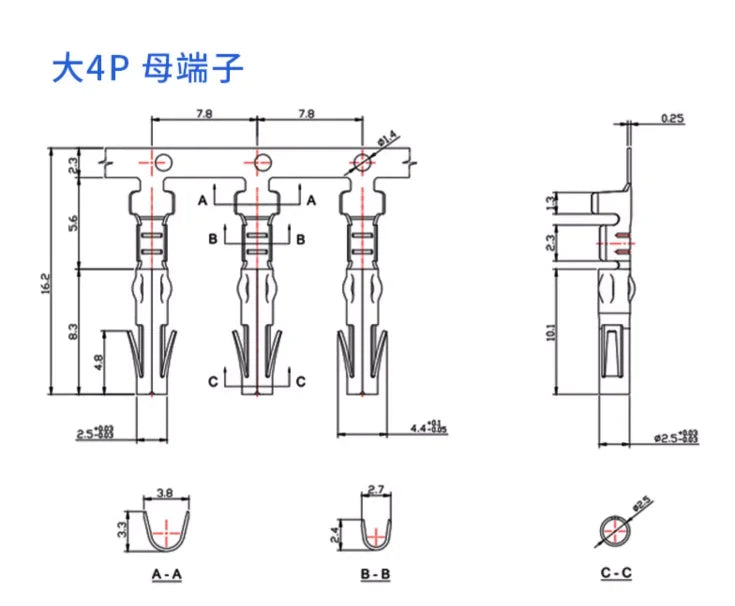 10 Set Molex 5.08mm Connector Large 4 Pin Computer ATX IDE Power Connector Plug Male Female Housing + Male Female Terminal
