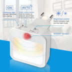 Night Light Motion Sensor With LED Light EU Plug Lamps Children'S Night Light Wireless Night Lamp For Bedside Table Bedroom