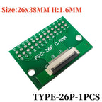 FFC/FPC 0.5MM Adapter Board 4P/6P/8P/10P/12P/14P/15P/16P/18P/20P/22P/24P/26P/30P/32P/34P/36P/40P/42P/45P/50P/60P/64P/68P/80P/96P