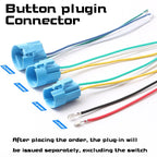 12/16/19/22MM Metal Button Switch No Lights Oxidized Black Momentary Reset Latching With Connector 12V 24V 220V