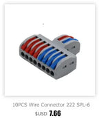 Wire Connector Quick Splitter Mini Splicing Universal Conductor Wiring Cable LED Terminal Block Push-in Electrical Connectors