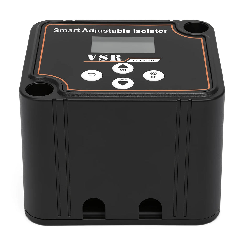 Dual Battery Smart Isolator 12V 140A Car Split VSR Charge Voltage Setting Sensitive Relay For Off-Road Camper Yacht ATV UTV Boat