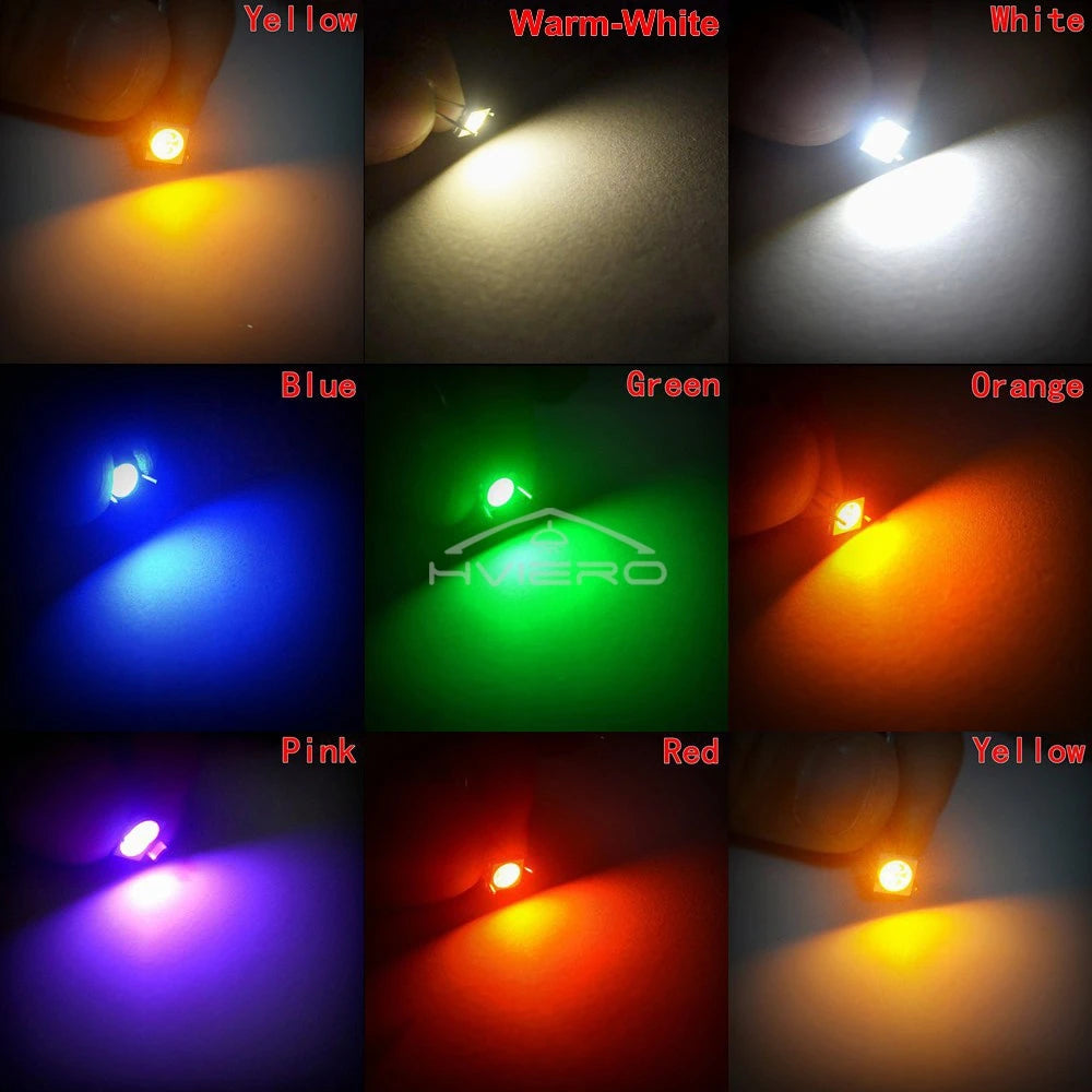 100PCS 5050 0805 LED SMD SMT Chip Red Yellow Green White Blue Orange Purple Pink RGB Emitting Diode Light 3.3V Voltage Neon Lamp