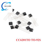 10pcs/lot CC6201TO TO-92S CC6201 6201T 6201 TO92S All-pole Low-power Hall-effect Switch Sensor IC Chip New Original