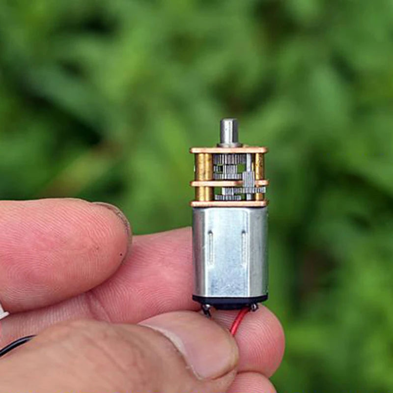 【AD】1pcs DC3V-6V 5V 28RPM Slow Speed Reducer Micro Mini N20 Full Metal Gearbox Gear Motor