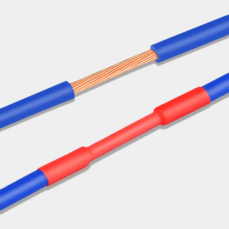 127-800pcs Heat Shrink Tube Thermoresistant Heat-shrink Tubing Wrapping Kit Electrical Connection Wire Cable Insulation Sleeving