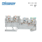 PTIO1.5/S/3 With Ground/LED Module Sensor/Actuator Din Rail Terminal Block Din Rail Electric Connector PTIO 1.5/S/3-PE/LED