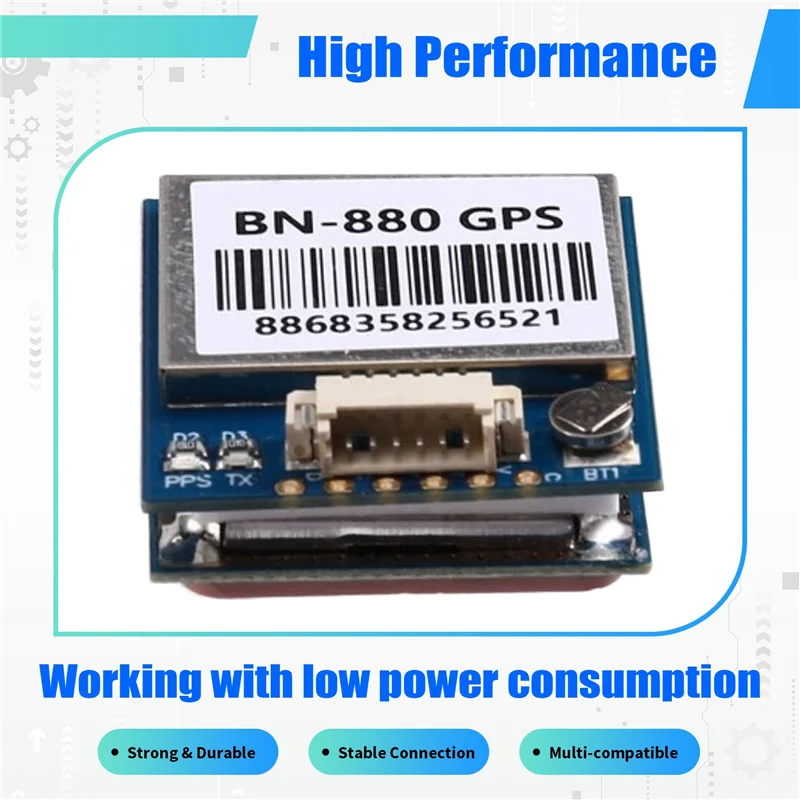 A73E-BN-880 GNSS Dual GPS Module With Integrated QMC5883L Compass Sensor For AMP2.6/PIX-HAWK Flight Controllers