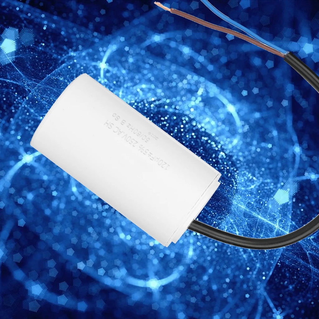 250V AC 120uF 50/60Hz CBB60 Motor Capacitor Run Capacitor for Motor Air Compressor CBB60 Capacitor Run Capacitor with Wire Lead