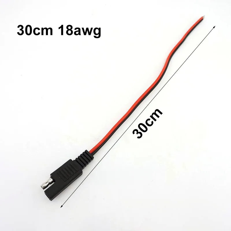 solar panel 1 SAE to 2 SAE splitter head Power Extension Connector plug Cable battery Adapter Quick Connect Disconnect 10A 20A