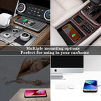 Car Wireless Charger for Samsung Galaxy S24 S23 S22 Induction Fast Car Charging Pad for iPhone Xiaomi Mobile Phone Car Charger